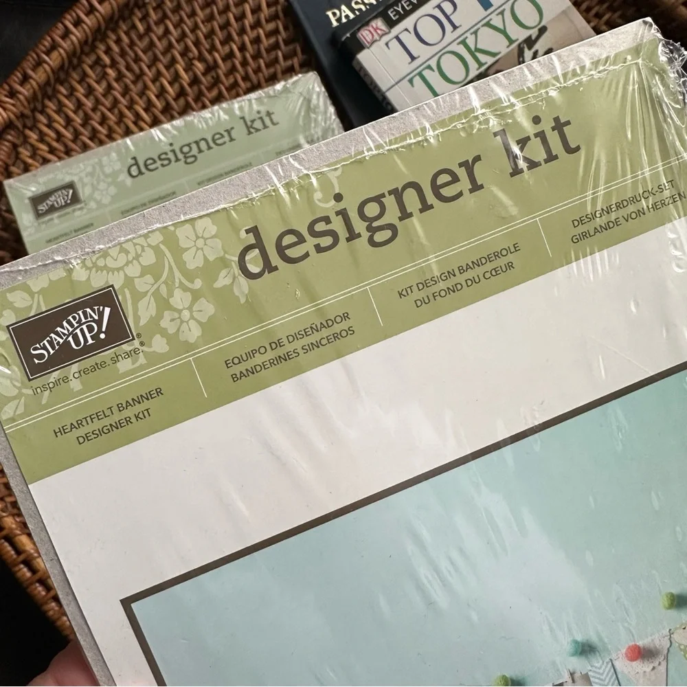 Stampin Up Designer Kit Set of 2 Heartfelt Banners New in Package